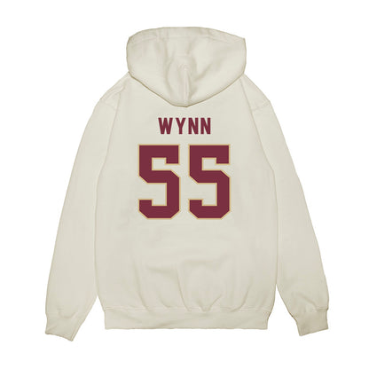 FSU - NCAA Football : Kevin Juju Wynn - Vintage Helmet Premium Hooded Sweatshirt-1