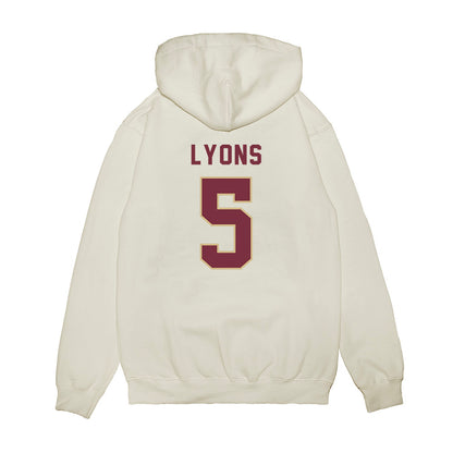 FSU - NCAA Football : Daniel Lyons - Vintage Helmet Premium Hooded Sweatshirt-1