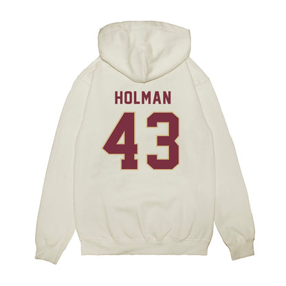 FSU - NCAA Football : Gavin Holman - Vintage Helmet Premium Hooded Sweatshirt-1