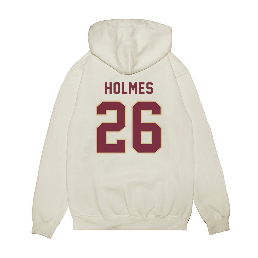 FSU - NCAA Football : Caziah Holmes - Vintage Helmet Premium Hooded Sweatshirt-1