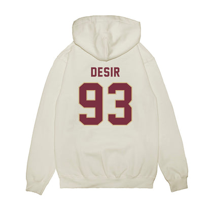 FSU - NCAA Football : Mandrell Desir - Vintage Helmet Premium Hooded Sweatshirt-1