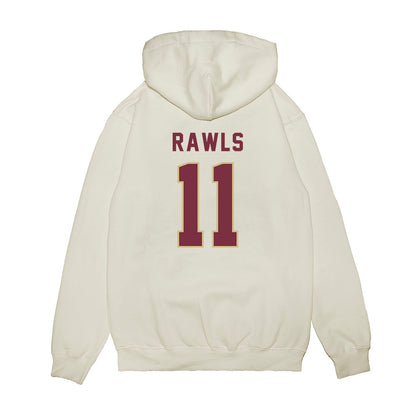 FSU - NCAA Football : Ja'Bril Rawls - Vintage Helmet Premium Hooded Sweatshirt-1