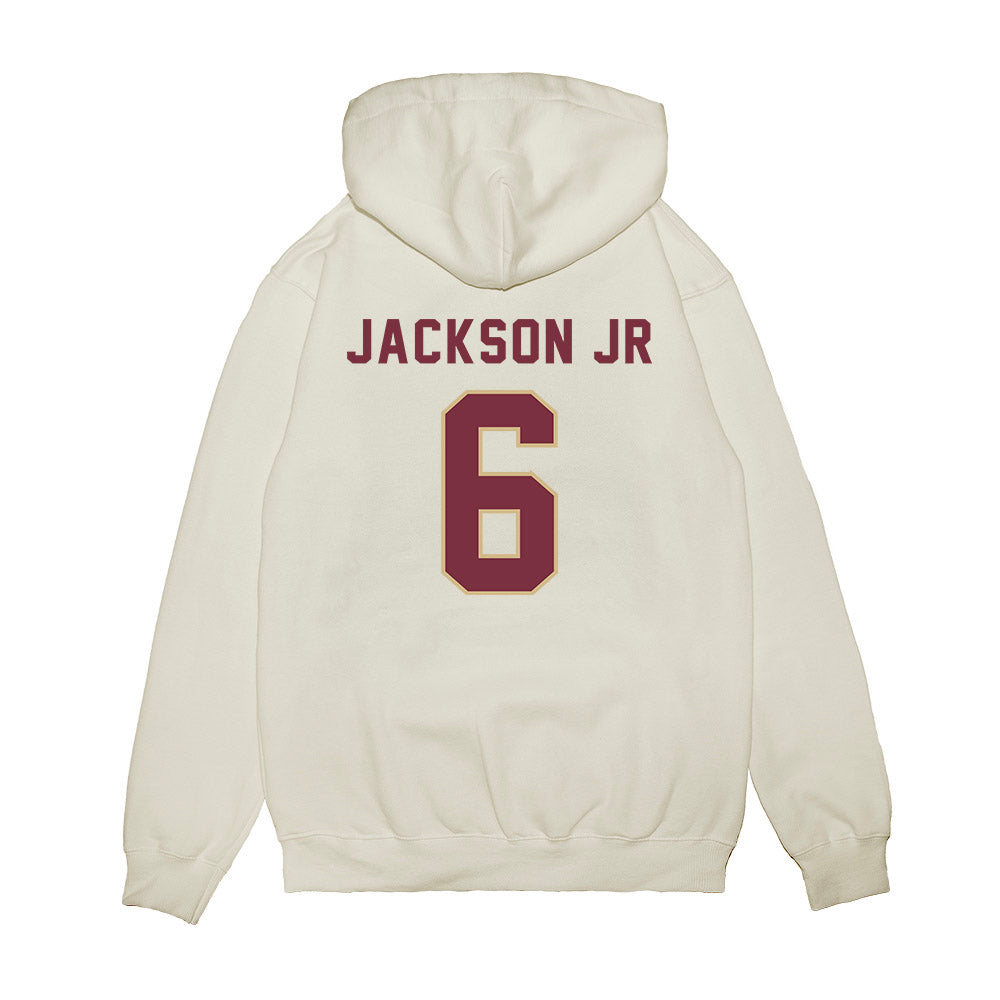 FSU - NCAA Football : Darrell Jackson Jr - Vintage Helmet Premium Hooded Sweatshirt-1
