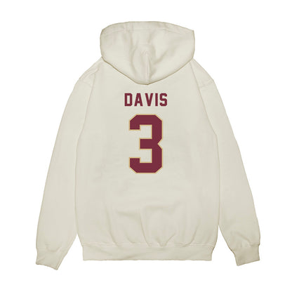 FSU - NCAA Football : Kam Davis - Vintage Helmet Premium Hooded Sweatshirt-1