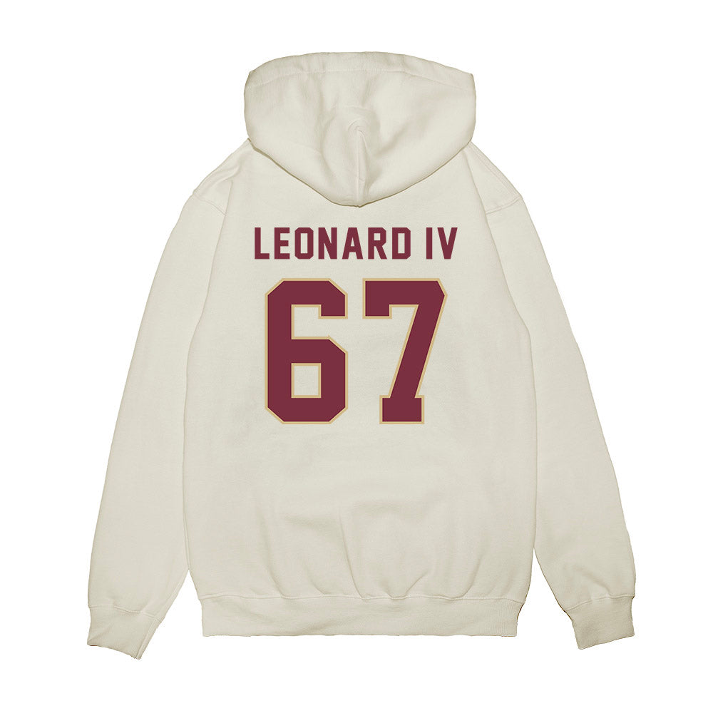 FSU - NCAA Football : Richie Leonard IV - Vintage Helmet Premium Hooded Sweatshirt-1