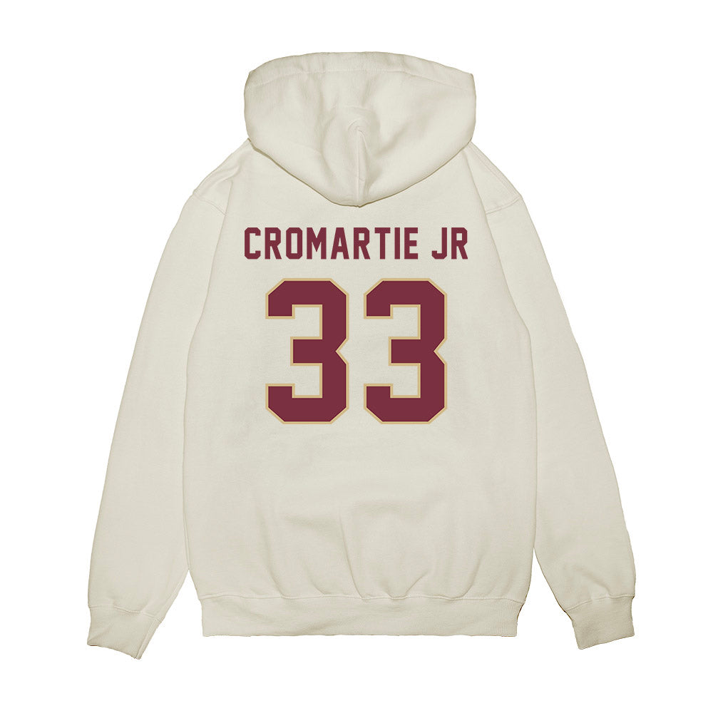 FSU - NCAA Football : Antonio Cromartie Jr - Vintage Helmet Premium Hooded Sweatshirt-1