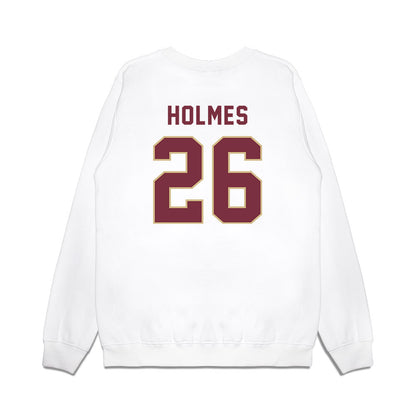 FSU - NCAA Football : Caziah Holmes - Vintage Helmet Premium Crewneck Sweatshirt-1