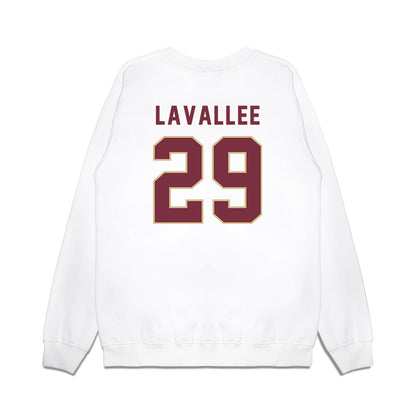 FSU - NCAA Football : Caleb LaVallee - Vintage Helmet Premium Crewneck Sweatshirt-1