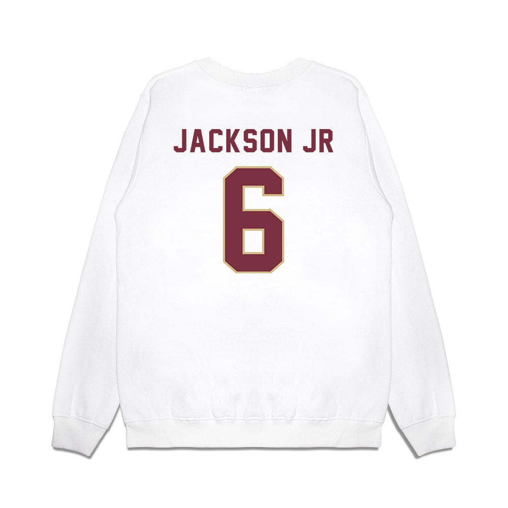 FSU - NCAA Football : Darrell Jackson Jr - Vintage Helmet Premium Crewneck Sweatshirt-1