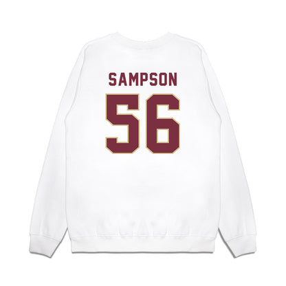 FSU - NCAA Football : KJ Sampson - Vintage Helmet Premium Crewneck Sweatshirt-1