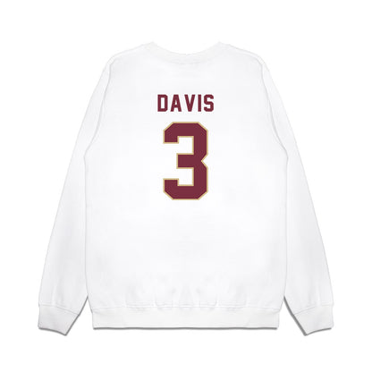 FSU - NCAA Football : Kam Davis - Vintage Helmet Premium Crewneck Sweatshirt-1