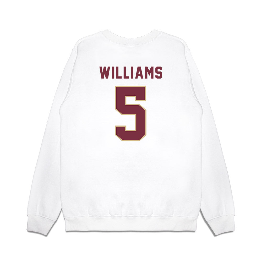 FSU - NCAA Football : Roydell Williams - Vintage Helmet Premium Crewneck Sweatshirt-1