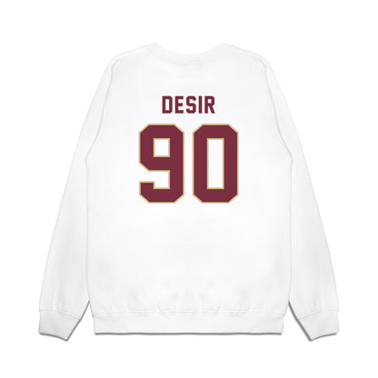 FSU - NCAA Football : Darryll Desir - Vintage Helmet Premium Crewneck Sweatshirt-1