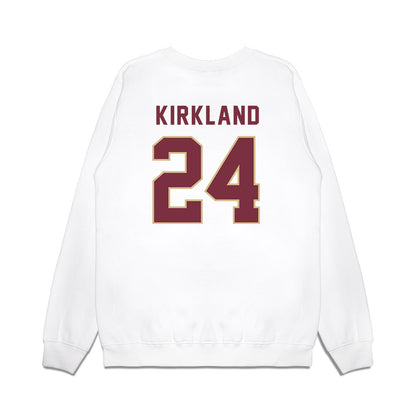 FSU - NCAA Football : KJ Kirkland - Vintage Helmet Premium Crewneck Sweatshirt-1
