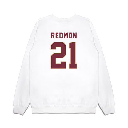 FSU - NCAA Football : Max Redmon - Vintage Helmet Premium Crewneck Sweatshirt-1