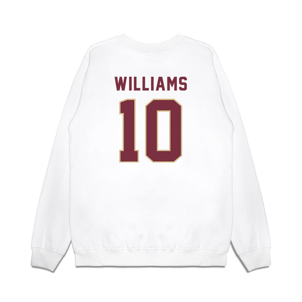 FSU - NCAA Football : James Williams - Vintage Helmet Premium Crewneck Sweatshirt-1