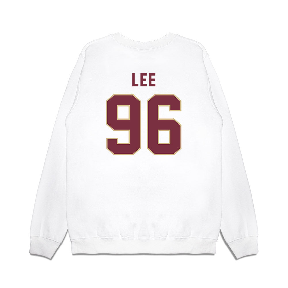 FSU - NCAA Football : Tylon Lee - Vintage Helmet Premium Crewneck Sweatshirt-1