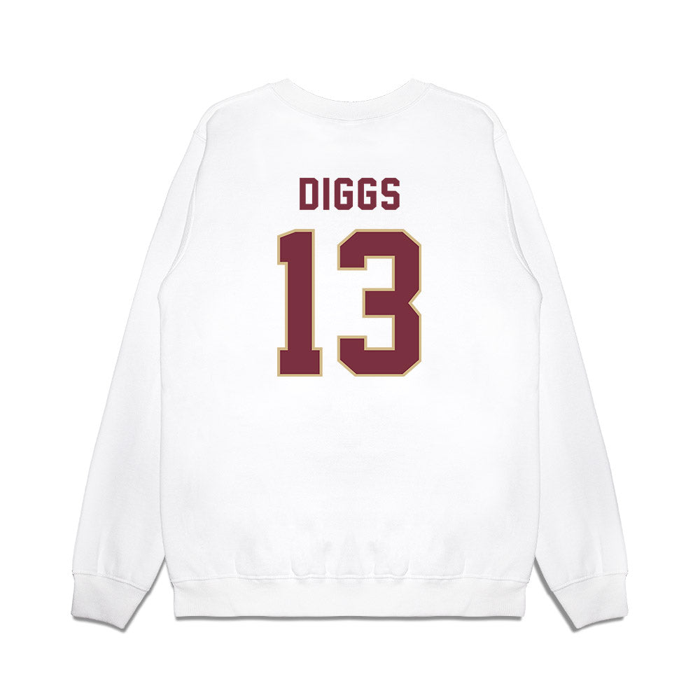 FSU - NCAA Football : Deamontae Tae Diggs - Vintage Helmet Premium Crewneck Sweatshirt-1