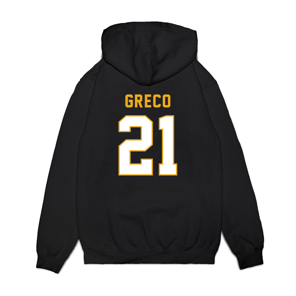 Missouri - NCAA Football : Trajen Greco - Vintage Helmet Premium Hooded Sweatshirt-1