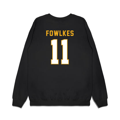 Missouri - NCAA Football : DaMarion Fowlkes - Vintage Helmet Premium Crewneck Sweatshirt-1