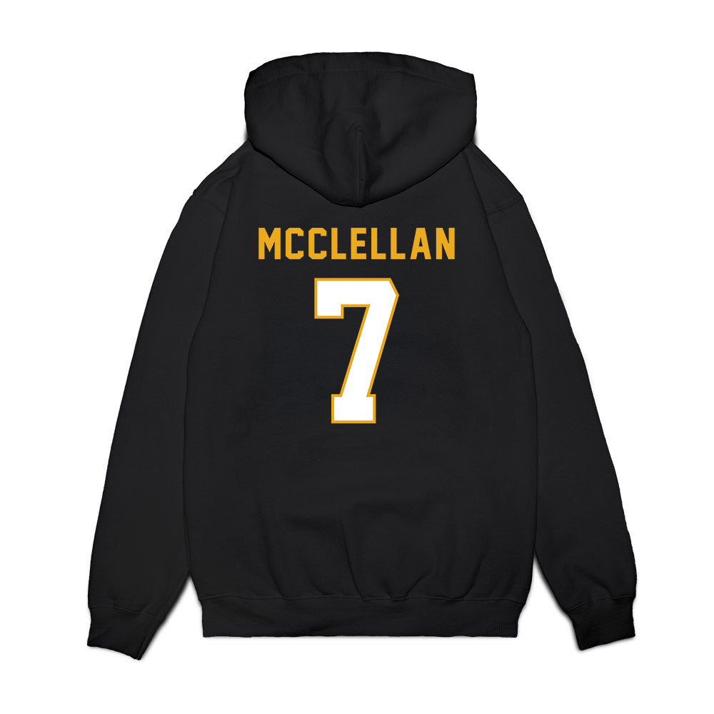 Missouri - NCAA Football : Chris McClellan - Vintage Helmet Premium Hooded Sweatshirt-1