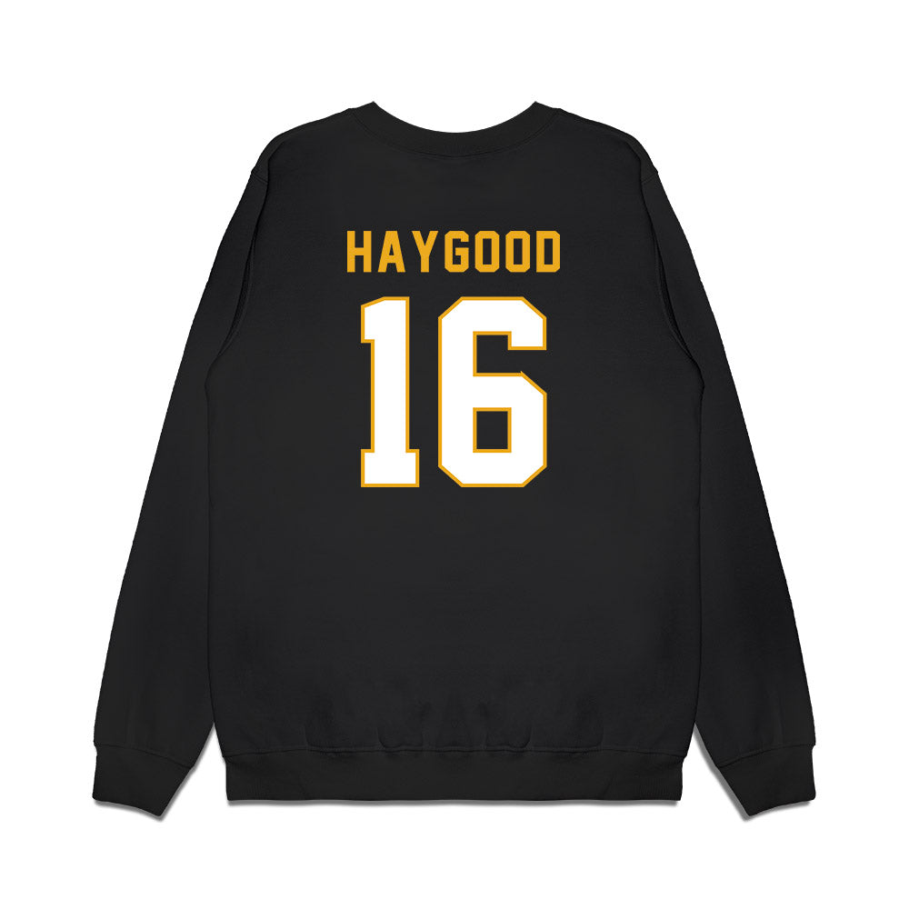 Missouri - NCAA Football : Brendon Haygood - Vintage Helmet Premium Crewneck Sweatshirt-1
