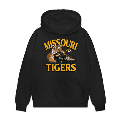 Missouri - NCAA Football : Chris McClellan - Vintage Helmet Premium Hooded Sweatshirt-0