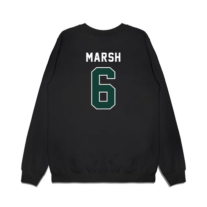 Michigan State - NCAA Football : Nick Marsh - Vintage Helmet Premium Crewneck Sweatshirt-1