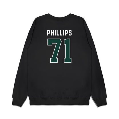 Michigan State - NCAA Football : Kristian Phillips - Vintage Helmet Premium Crewneck Sweatshirt-1