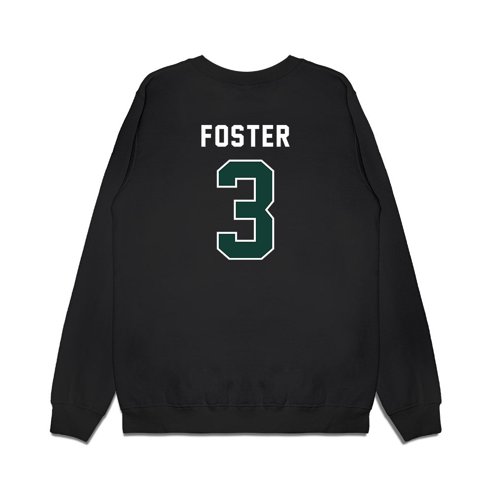 Michigan State - NCAA Football : Montorie Foster - Vintage Helmet Premium Crewneck Sweatshirt-1