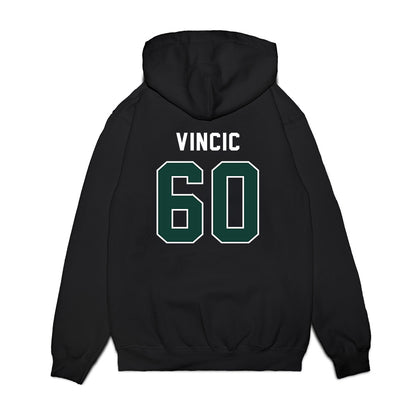 Michigan State - NCAA Football : Luka Vincic - Vintage Helmet Premium Hooded Sweatshirt-1