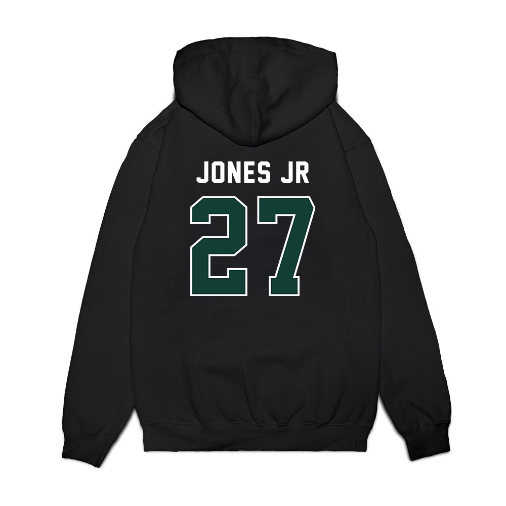 Michigan State - NCAA Football : Darrin Jones Jr - Vintage Helmet Premium Hooded Sweatshirt-1