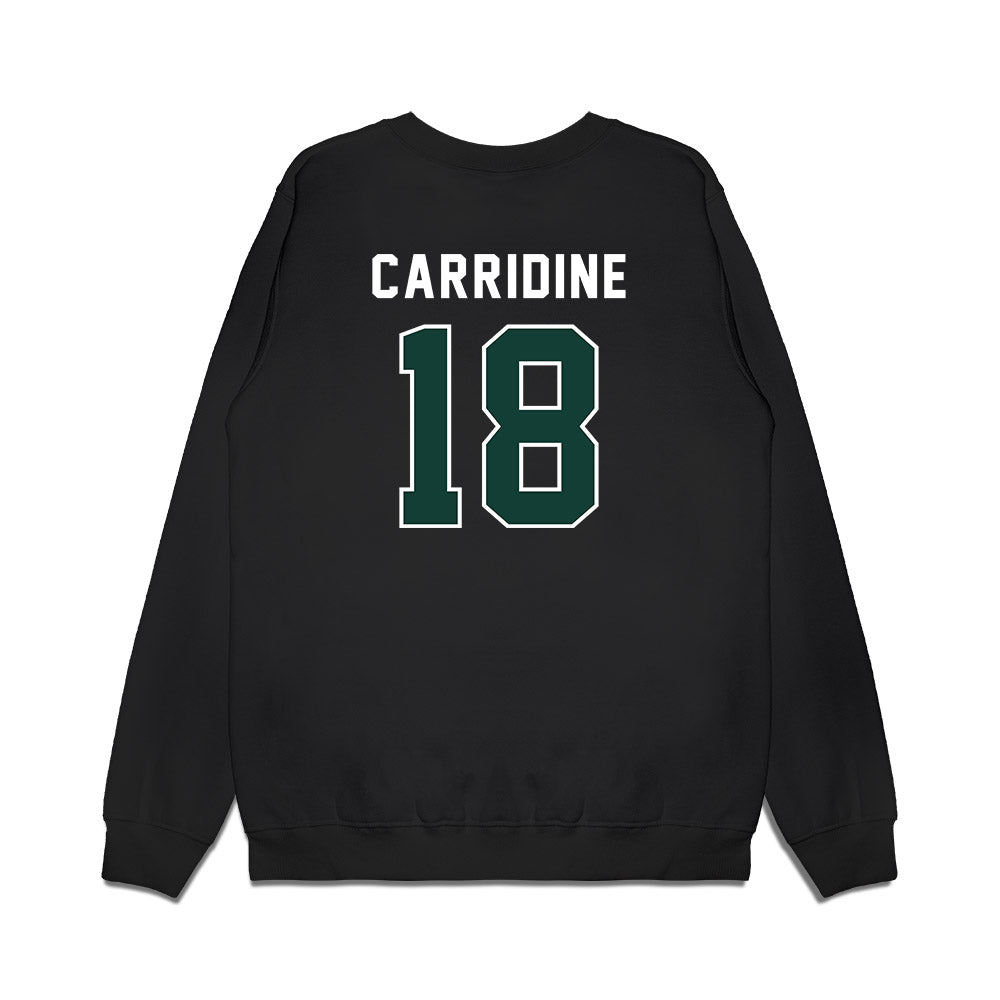 Michigan State - NCAA Football : Atticus Carridine - Vintage Helmet Premium Crewneck Sweatshirt-1