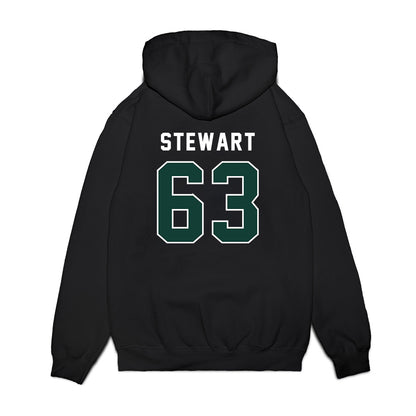 Michigan State - NCAA Football : Payton Stewart - Vintage Helmet Premium Hooded Sweatshirt-1