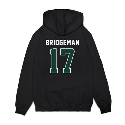 Michigan State - NCAA Football : Semaj Bridgeman - Vintage Helmet Premium Hooded Sweatshirt-1