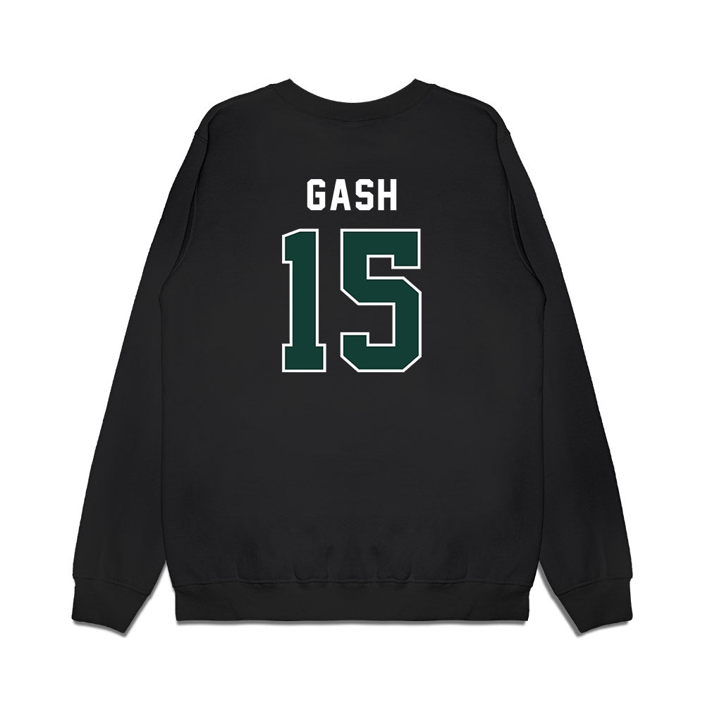 Michigan State - NCAA Football : Caleb Gash - Vintage Helmet Premium Crewneck Sweatshirt-1