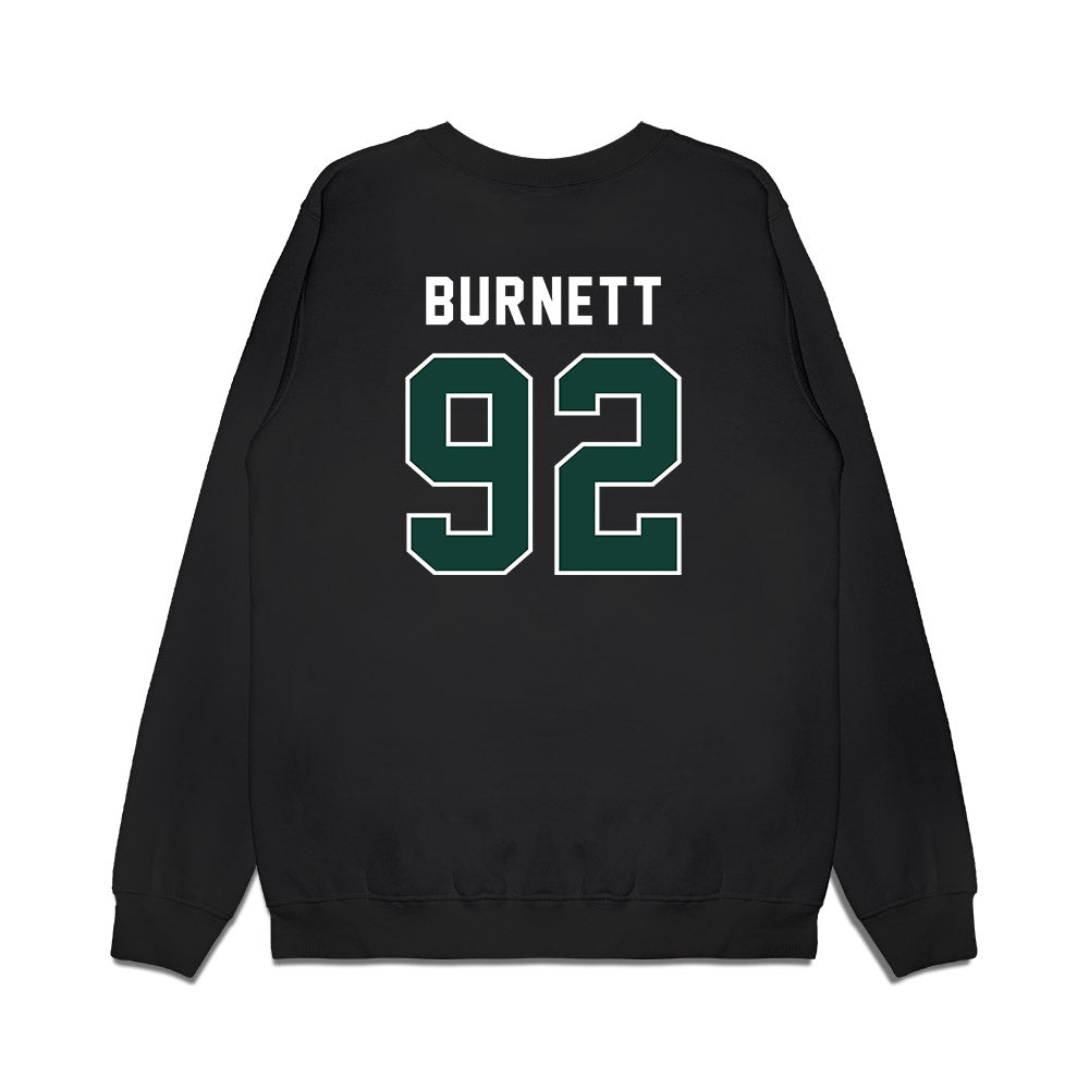 Michigan State - NCAA Football : Kekai Burnett - Vintage Helmet Premium Crewneck Sweatshirt-1