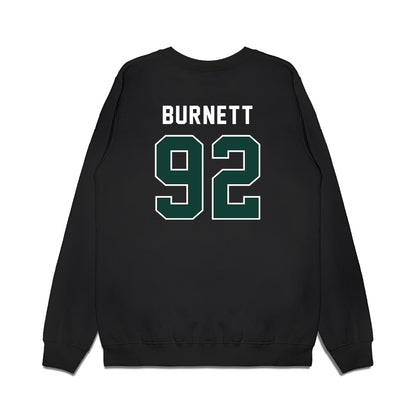 Michigan State - NCAA Football : Kekai Burnett - Vintage Helmet Premium Crewneck Sweatshirt-1