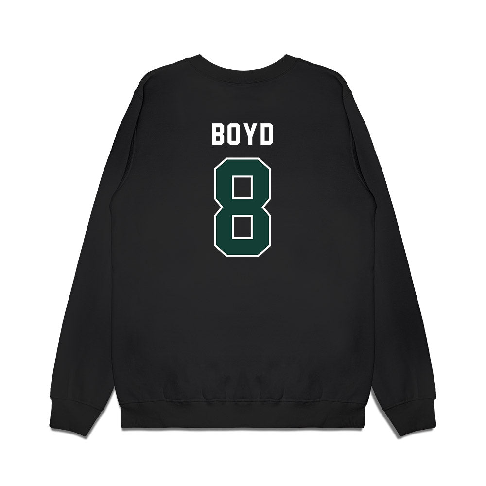 Michigan State - NCAA Football : Evan Boyd - Vintage Helmet Premium Crewneck Sweatshirt-1