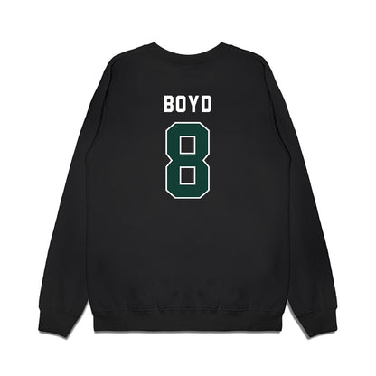 Michigan State - NCAA Football : Evan Boyd - Vintage Helmet Premium Crewneck Sweatshirt-1