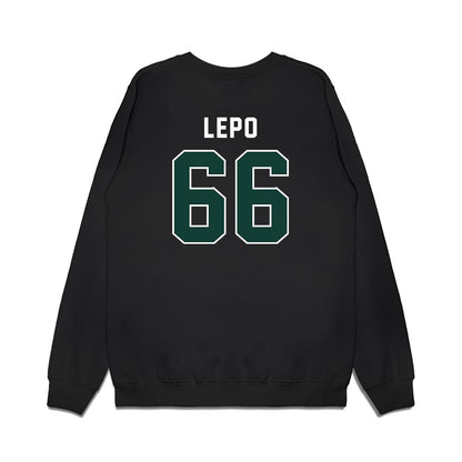 Michigan State - NCAA Football : Ashton Lepo - Vintage Helmet Premium Crewneck Sweatshirt-1