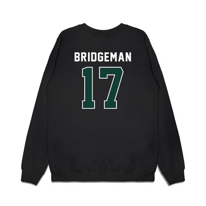 Michigan State - NCAA Football : Semaj Bridgeman - Vintage Helmet Premium Crewneck Sweatshirt-1