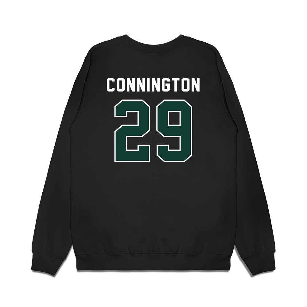 Michigan State - NCAA Football : Martin Connington - Vintage Helmet Premium Crewneck Sweatshirt-1