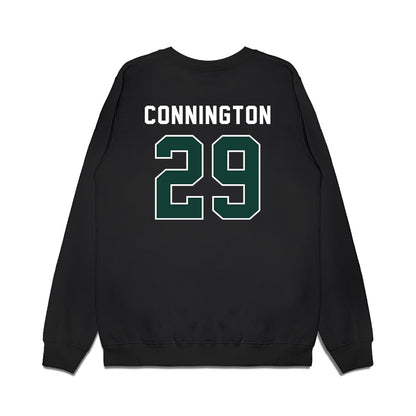 Michigan State - NCAA Football : Martin Connington - Vintage Helmet Premium Crewneck Sweatshirt-1