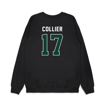 Michigan State - NCAA Football : Braylon Collier - Vintage Helmet Premium Crewneck Sweatshirt-1