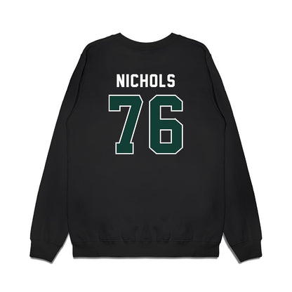 Michigan State - NCAA Football : Drew Nichols - Vintage Helmet Premium Crewneck Sweatshirt-1