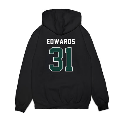 Michigan State - NCAA Football : Deuce Edwards - Vintage Helmet Premium Hooded Sweatshirt-1
