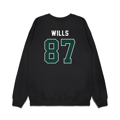 Michigan State - NCAA Football : Jack Wills - Vintage Helmet Premium Crewneck Sweatshirt-1