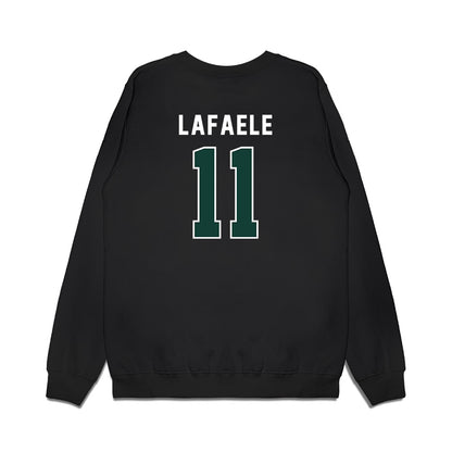 Michigan State - NCAA Football : Anelu Lafaele - Vintage Helmet Premium Crewneck Sweatshirt-1
