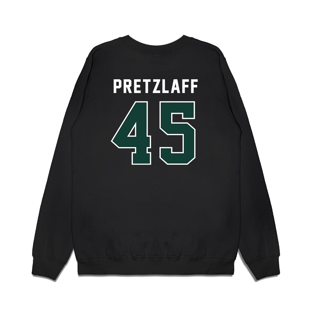 Michigan State - NCAA Football : Brady Pretzlaff - Vintage Helmet Premium Crewneck Sweatshirt-1